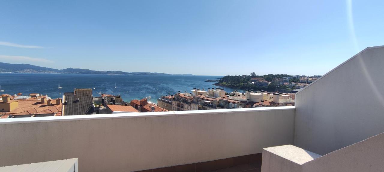 Ático con amplia terraza y espectaculares vistas Sanxenxo Exterior foto